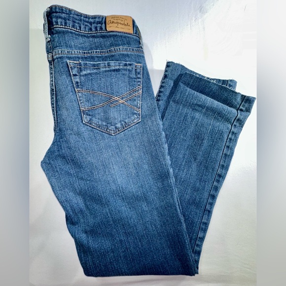 AEROPOSTALE Bayla Skinny Jeans Women's Size 6 Denim Mid-Rise 27" inseam - Picture 4 of 10
